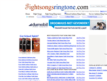 Tablet Screenshot of fightsongsringtone.com